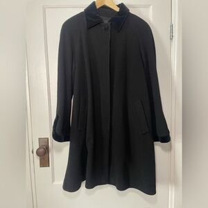 Vintage Jones New York Wool with cashmere swing coat -Size 14
